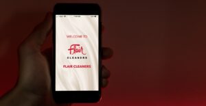 Flair cleaners mobile app