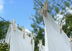 hang drying clothes
