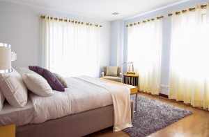 clean bedroom