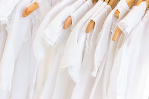 white linen clothing