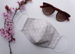 Face mask and sunglasses
